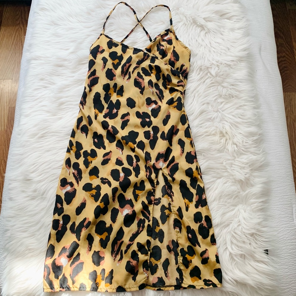 Sexy Cheetah Print Dress